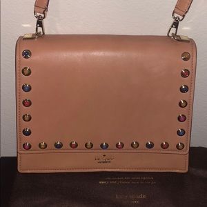 Kate Spade Sophie leather studded handbag